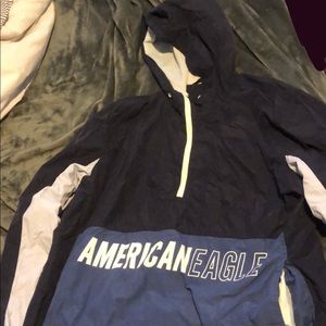 american eagle quarter zip jacket